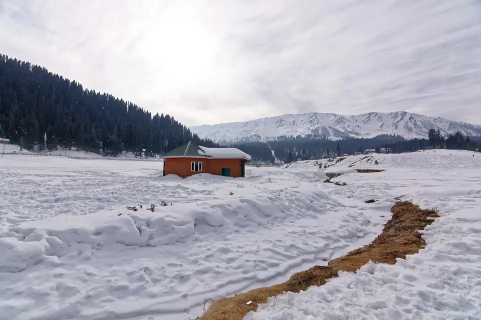 Gulmarg under fresh winter snow