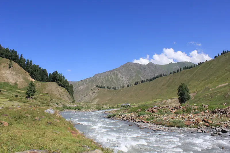 The Kishanganga river in Gurez