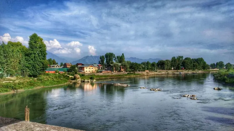The Sindh river flowing through Ganderbal district